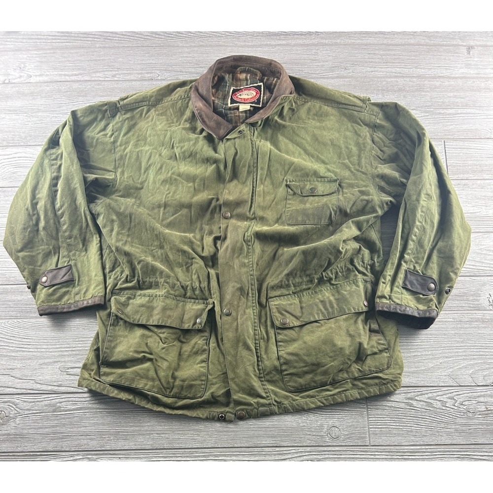 Vtg Australian Outback Collection Jacket Men's Size XL Coat Green
